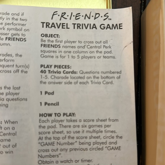Friends Trivia Game - Picture 3 of 3